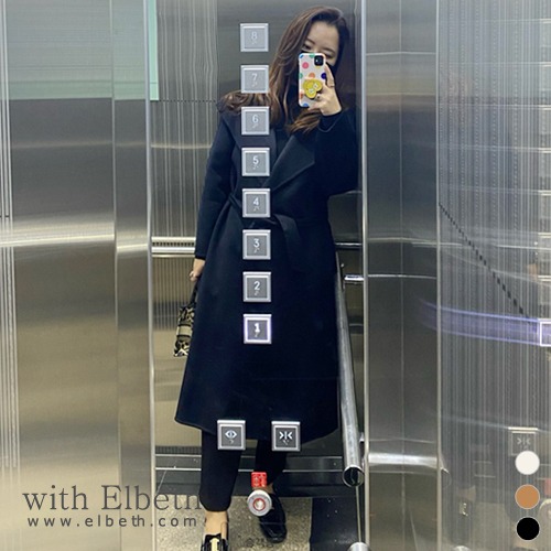 [Luxe]두웰 캐시 숄카라 coat
